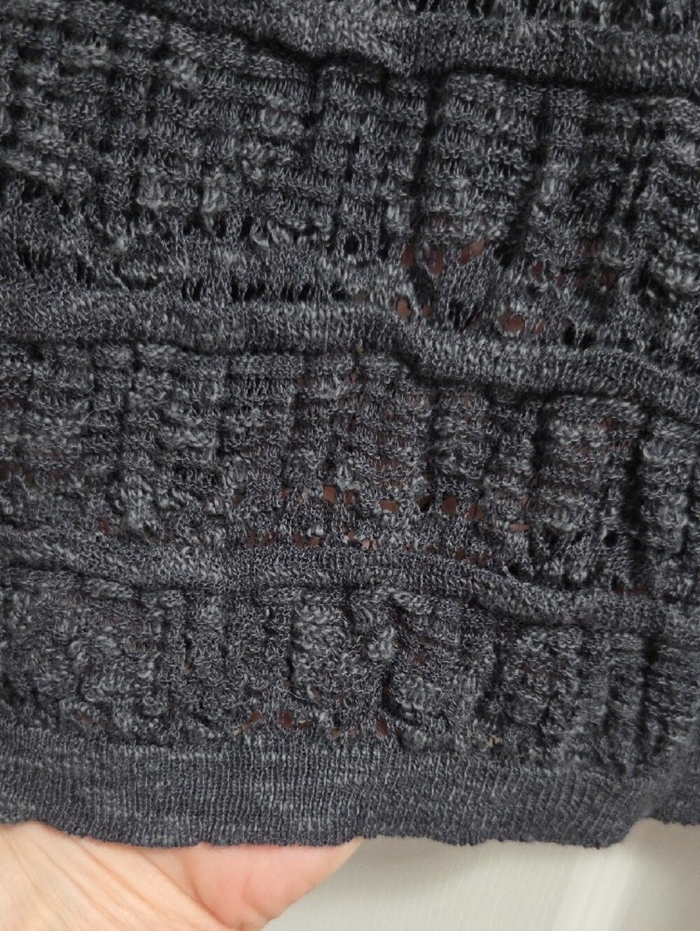 Natural Life Charcoal Gray Emily Layering Sweater - Picture 4 of 5